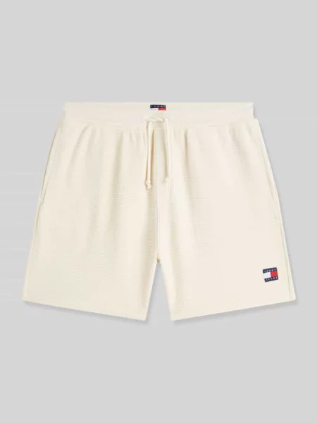 Bermudy o kroju regular fit z czystej bawełny z delikatną fakturą Tommy Jeans