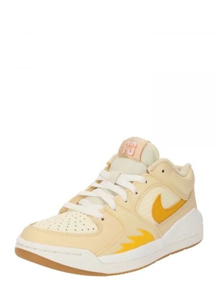 Sneakerși Jordan din nubuc maro