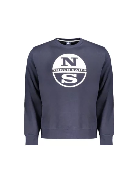 Bluza North Sails z nadrukiem niebieska