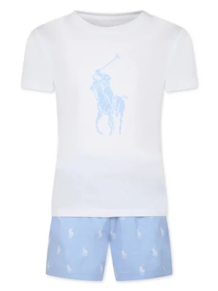 Koszulka polo dziecięca Polo Ralph Lauren biała