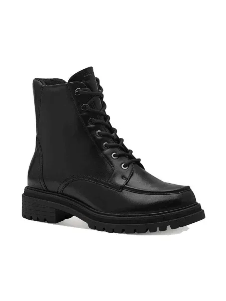 Pantofi Tamaris cu șireturi negru