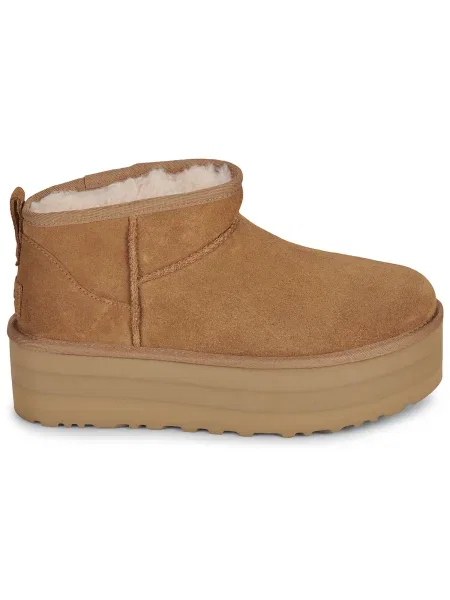UGG Hótaposó CLASSIC ULTRA MINI | gyapjú | hasított bőr barna