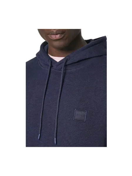 Bluza z kapturem Hugo Boss niebieska