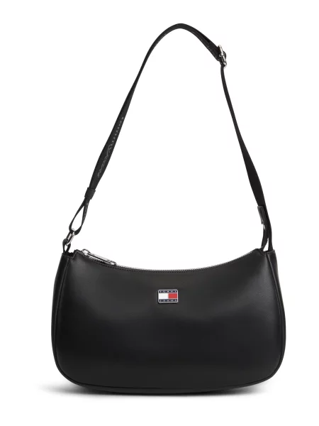 Tommy Jeans Geantă Tjw Daily Elevated Shoulder Bag negru