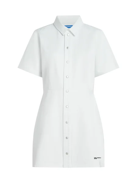 KARL LAGERFELD JEANS Rochie tip bluză alb