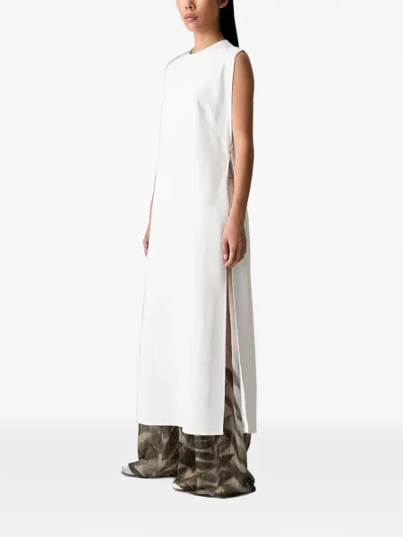 Rochie maxi Vicolo fără mâneci alb