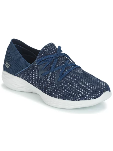 Hlačke slip Skechers modra