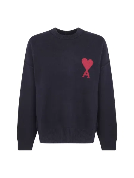 Sweter Ami Paris czarny