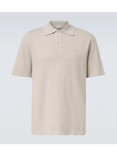 Tricou polo Loewe gri
