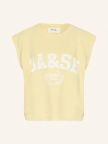 Ba&Sh Mikina Beata tmavě žlutá bílá