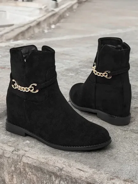 Botine Resti cu pană negru