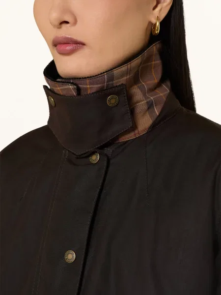 Barbour Polní Bunda Border tmavě hnědá