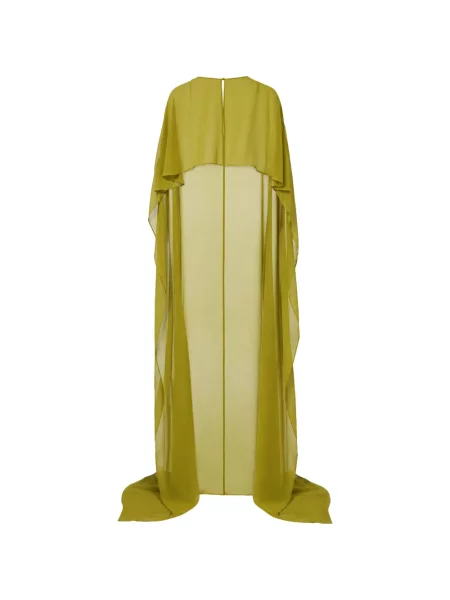 Top Retrofete drapat verde