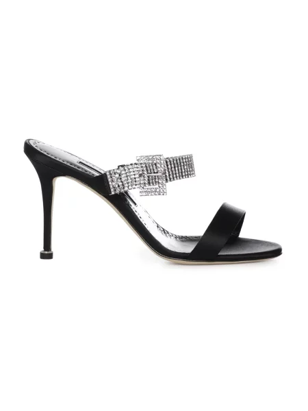 Klapki Manolo Blahnik czarne