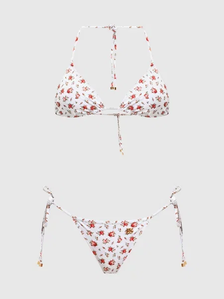 Купальник Dolce&gabbana с принтом белый