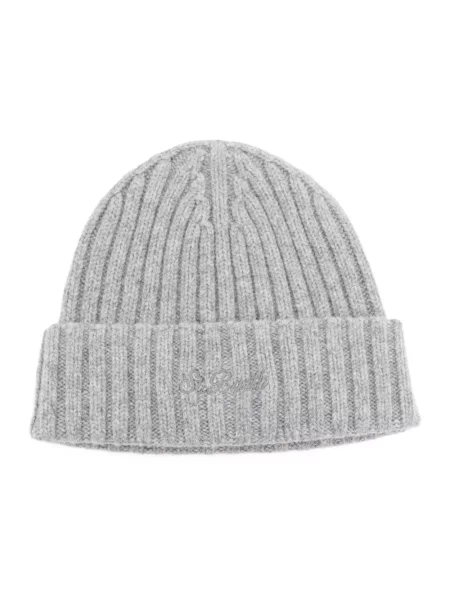 Saint Barth czapka beanie wełniana szara