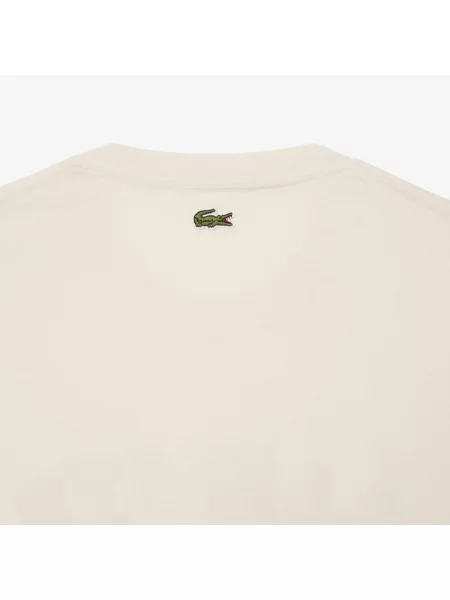 Футболка Lacoste бежевая