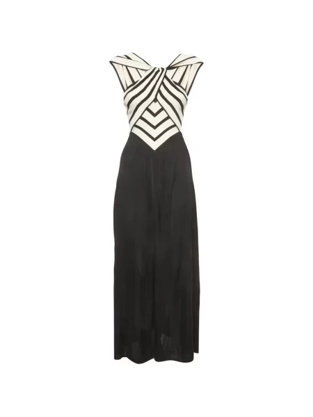 Rochie maxi Zimmermann cu dungi negru