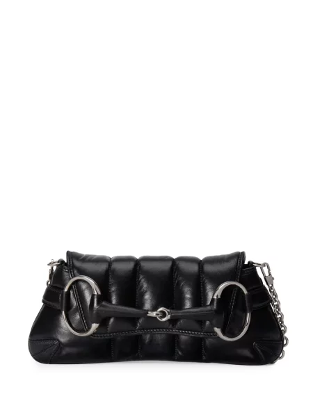 Geantă Gucci Horsebit negru