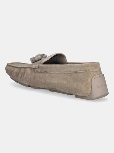 Calvin Klein Mokaszin Driver Tassels Su bézs