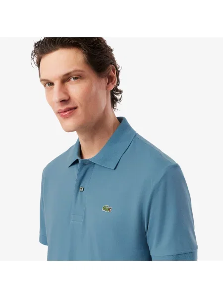 Lacoste поло чоловіче Classic Fit блакитне