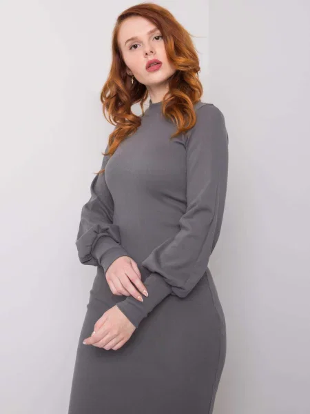 Rochie Fashionhunters de costum gri