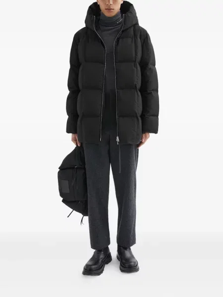 Geacă cu puf Jil Sander negru