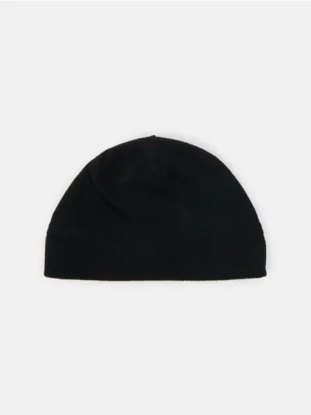 Sinsay Fleecová čepice beanie černá