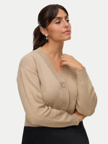 Vero Moda Kardigan Gold Art bež