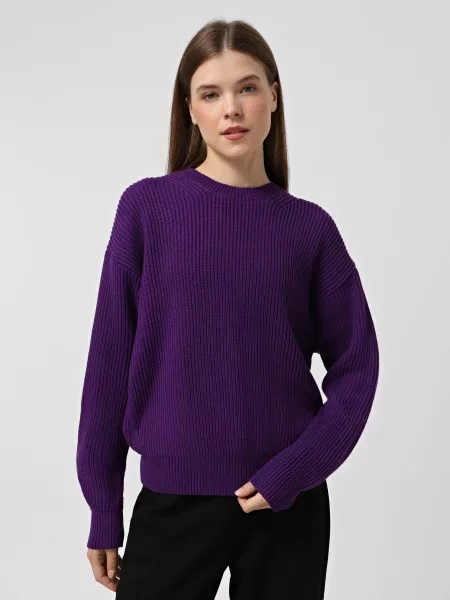 Джемпер OVS бавовна/акрил фіолетовий
