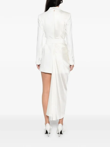Rochie Silk Love & Lace de mătase de costum alb