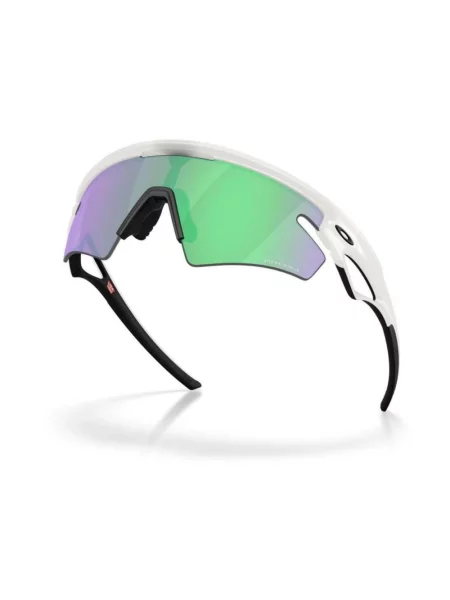 Okulary Oakley Sphaera Slash Matte Vapor z soczewką Prizm Road Jade białe