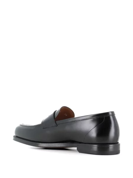 Kožne remenčić loaferice Green George crna