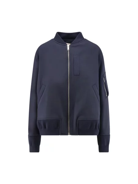 Kurtka bomber Semicouture wełniany niebieski