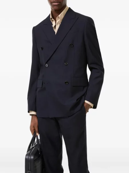 Geacă Burberry de lână albastru