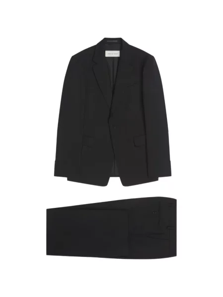 Costum Dries Van Noten de lână negru
