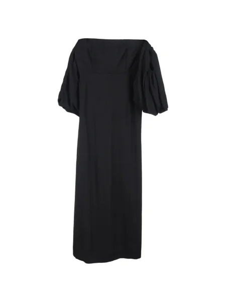 Rochie midi Mother Of Pearl cu perle până la genunchi de costum negru