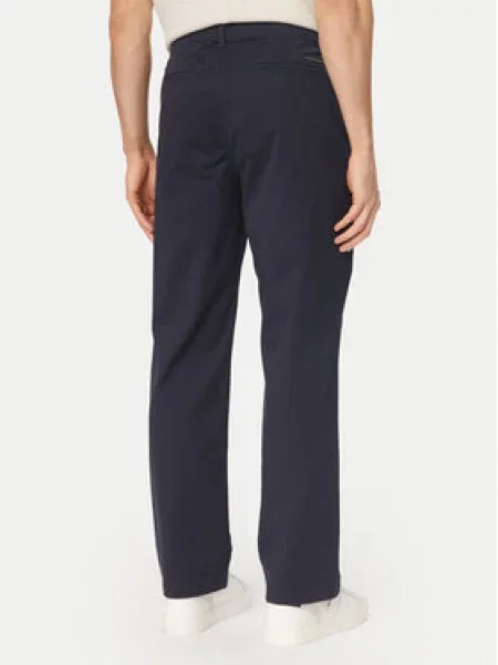 Calvin Klein Jeans Chino hlače Straight Fit modra