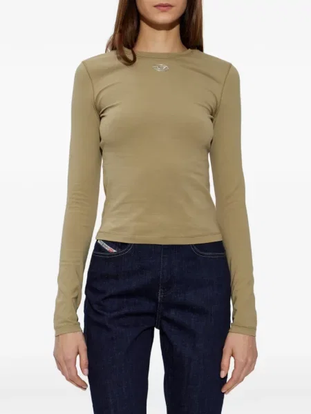 Lung tricou Diesel verde