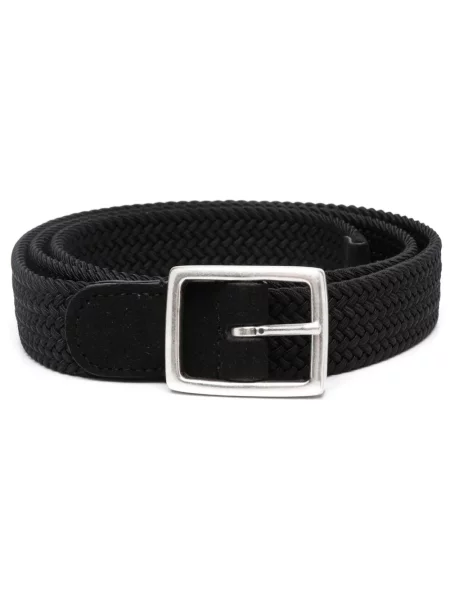 Curea Dell'oglio din piele de căprioară negru