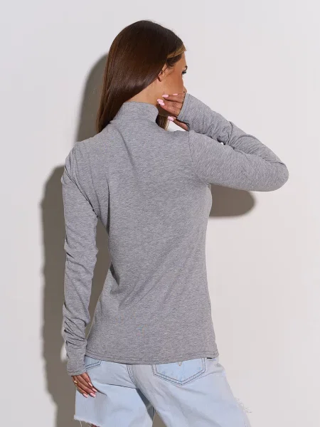 Лонгслів ISSA Plus світло-сірий сірий