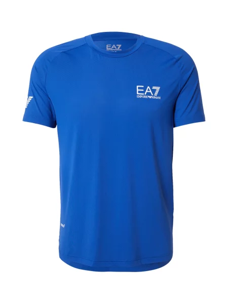 Emporio Armani Tricou funcțional albastru alb