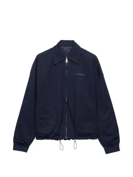 Reversibil geacă Prada din jerseu albastru