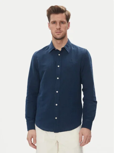 Lee Cămașă Patch albastru