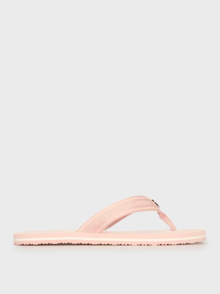 Смугасті в'єтнамки Tommy Hilfiger рожеві