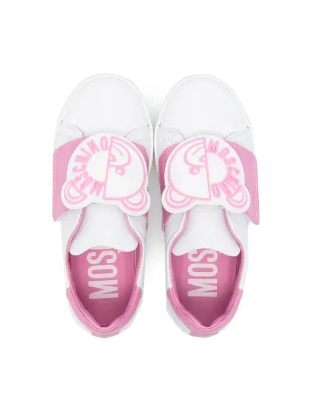 Sneakersy dziecięce Moschino białe