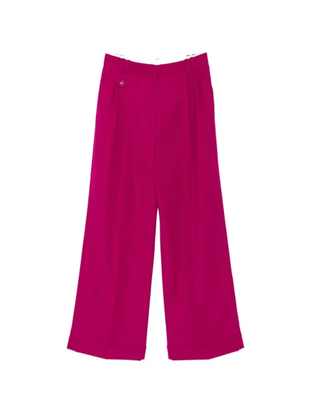 Cu centură pantaloni Zimmermann roz