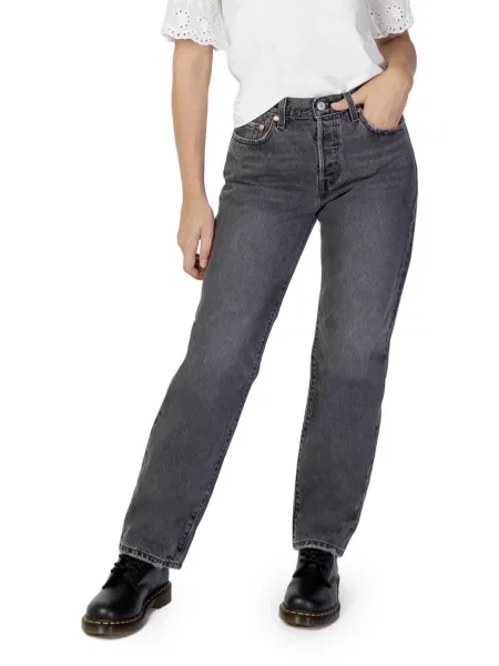 Jeansy skinny Levi's czarne
