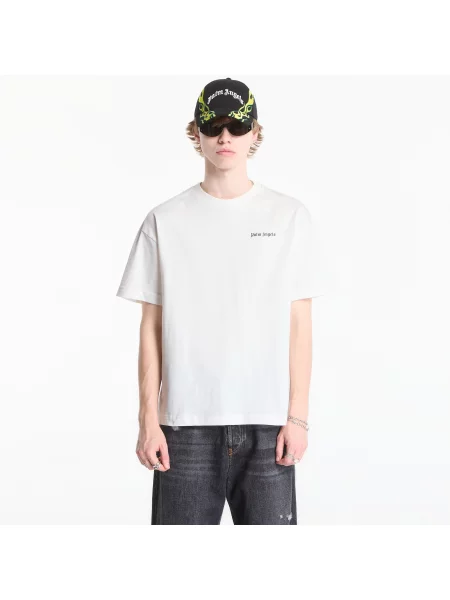 Tricou Palm Angels Classic Logo Tripack Tee Off White/ Black XL alb