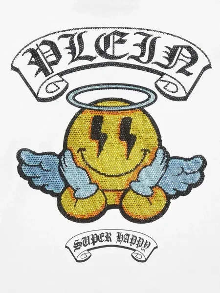 Koszulka dziecięca Philipp Plein biała